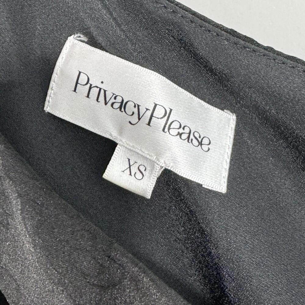 Revolve Privacy Please Womens Size XS Black Floral Kerry One Shoulder Mini Dress - Picture 4 of 9